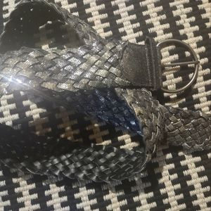 Ladies Sparkly pewter belt